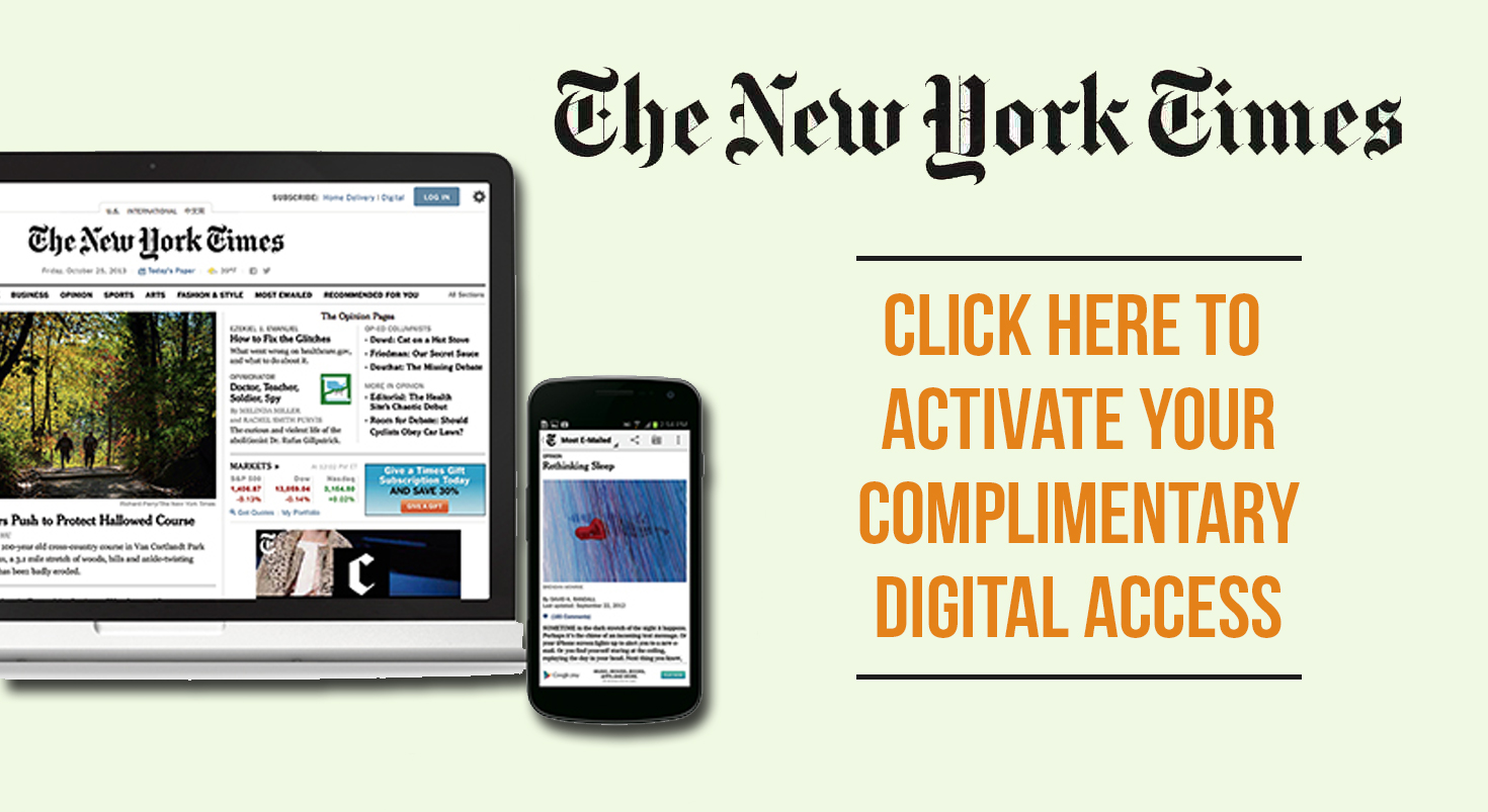 NYT Online Activation
